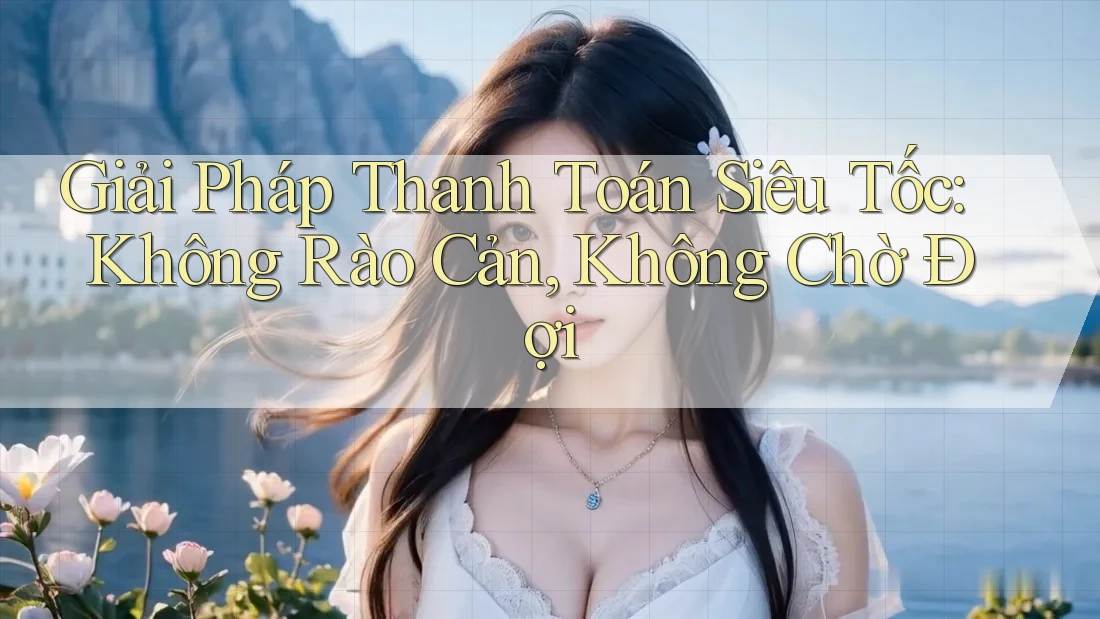 Giải Pháp Thanh Toán Siêu Tốc: Không Rào Cản, Không Chờ Đợi Giải Pháp Thanh Toán Siêu Tốc: Không Rào Cản, Không Chờ Đợi