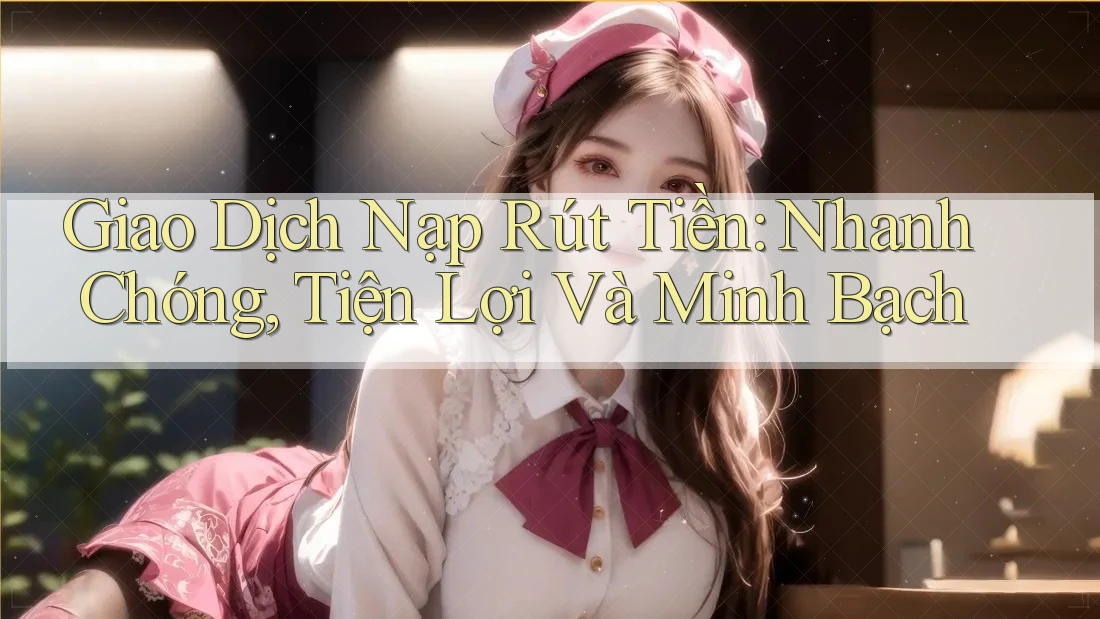 Giao Dịch Nạp Rút Tiền: Nhanh Chóng, Tiện Lợi Và Minh Bạch Giao Dịch Nạp Rút Tiền: Nhanh Chóng, Tiện Lợi Và Minh Bạch