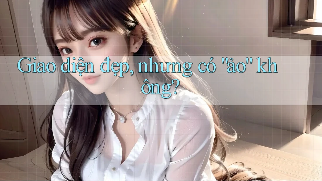 Giao diện đẹp, nhưng có “ảo” không? Giao diện đẹp, nhưng có “ảo” không?