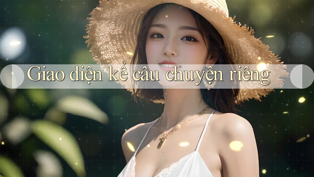 Giao diện kể câu chuyện riêng Giao diện kể câu chuyện riêng