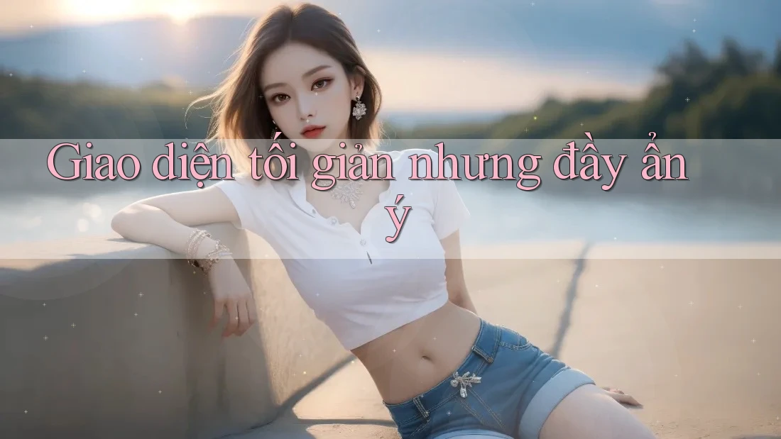 Giao diện tối giản nhưng đầy ẩn ý