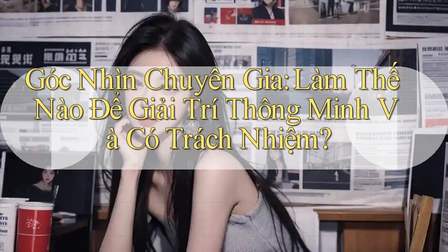 Góc Nhìn Chuyên Gia: Làm Thế Nào Để Giải Trí Thông Minh Và Có Trách Nhiệm? Góc Nhìn Chuyên Gia: Làm Thế Nào Để Giải Trí Thông Minh Và Có Trách Nhiệm?