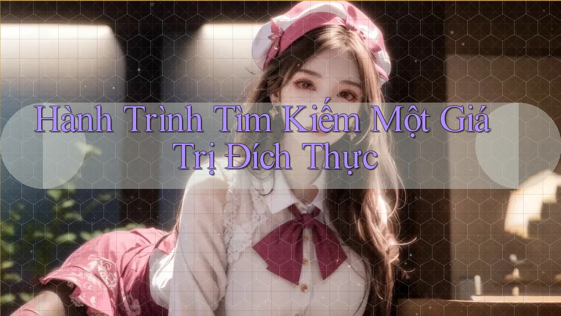 Hành Trình Tìm Kiếm Một Giá Trị Đích Thực Hành Trình Tìm Kiếm Một Giá Trị Đích Thực