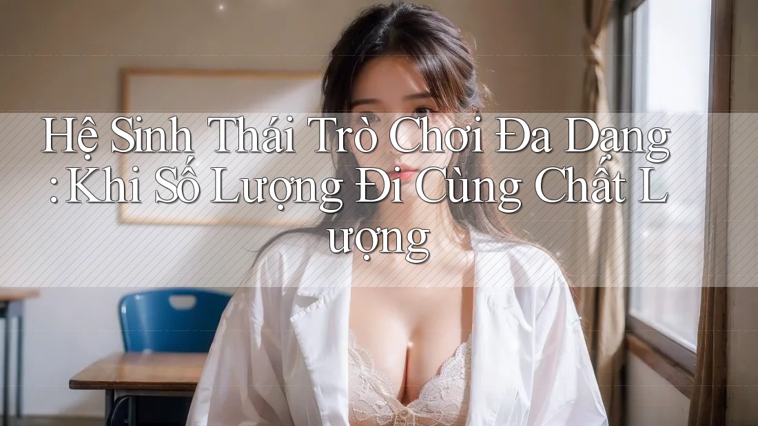 Hệ Sinh Thái Trò Chơi Đa Dạng: Khi Số Lượng Đi Cùng Chất Lượng Hệ Sinh Thái Trò Chơi Đa Dạng: Khi Số Lượng Đi Cùng Chất Lượng