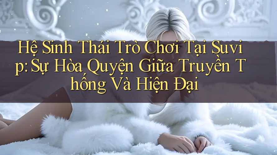Hệ Sinh Thái Trò Chơi Tại Suvip: Sự Hòa Quyện Giữa Truyền Thống Và Hiện Đại