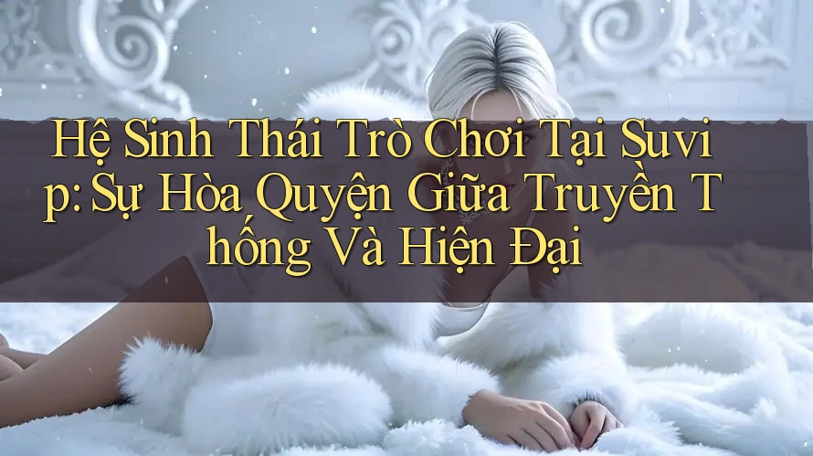 Hệ Sinh Thái Trò Chơi Tại Suvip: Sự Hòa Quyện Giữa Truyền Thống Và Hiện Đại Hệ Sinh Thái Trò Chơi Tại Suvip: Sự Hòa Quyện Giữa Truyền Thống Và Hiện Đại