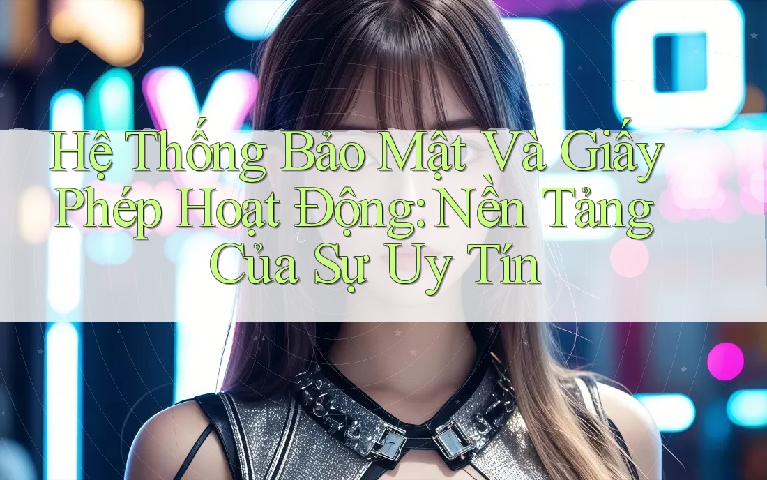 Hệ Thống Bảo Mật Và Giấy Phép Hoạt Động: Nền Tảng Của Sự Uy Tín