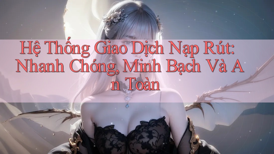 Hệ Thống Giao Dịch Nạp Rút: Nhanh Chóng, Minh Bạch Và An Toàn Hệ Thống Giao Dịch Nạp Rút: Nhanh Chóng, Minh Bạch Và An Toàn