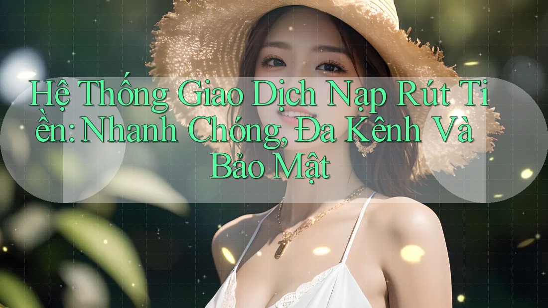 Hệ Thống Giao Dịch Nạp - Rút Tiền: Nhanh Chóng, Đa Kênh Và Bảo Mật Hệ Thống Giao Dịch Nạp - Rút Tiền: Nhanh Chóng, Đa Kênh Và Bảo Mật