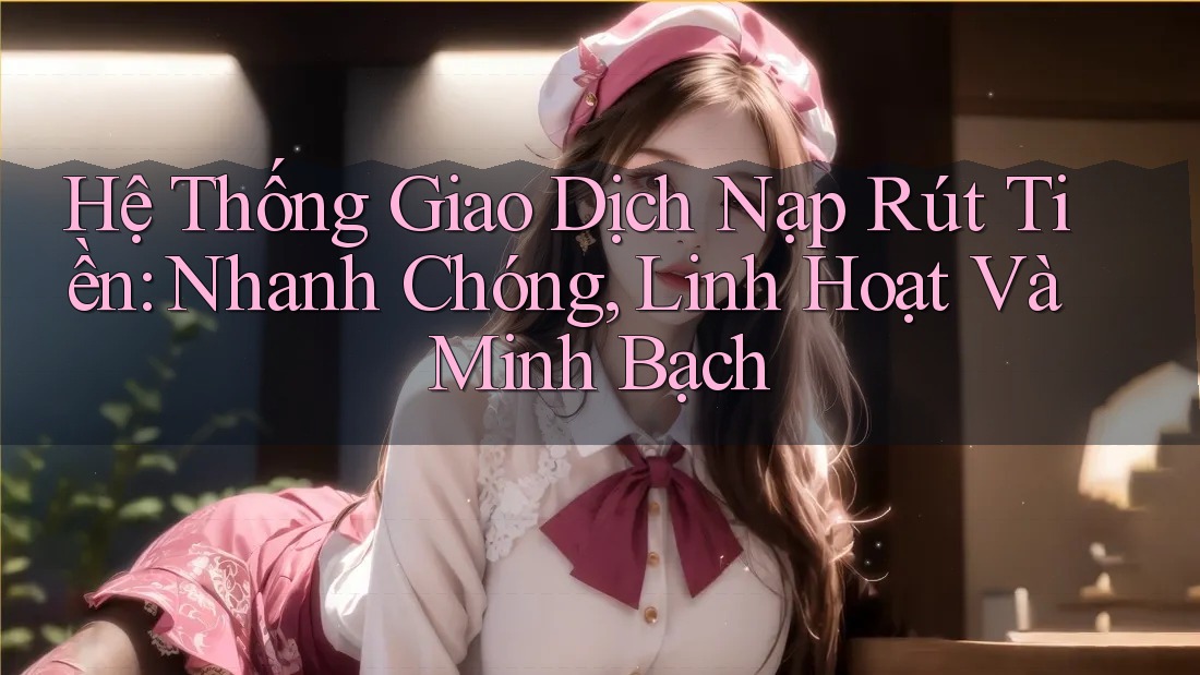 Hệ Thống Giao Dịch Nạp Rút Tiền: Nhanh Chóng, Linh Hoạt Và Minh Bạch