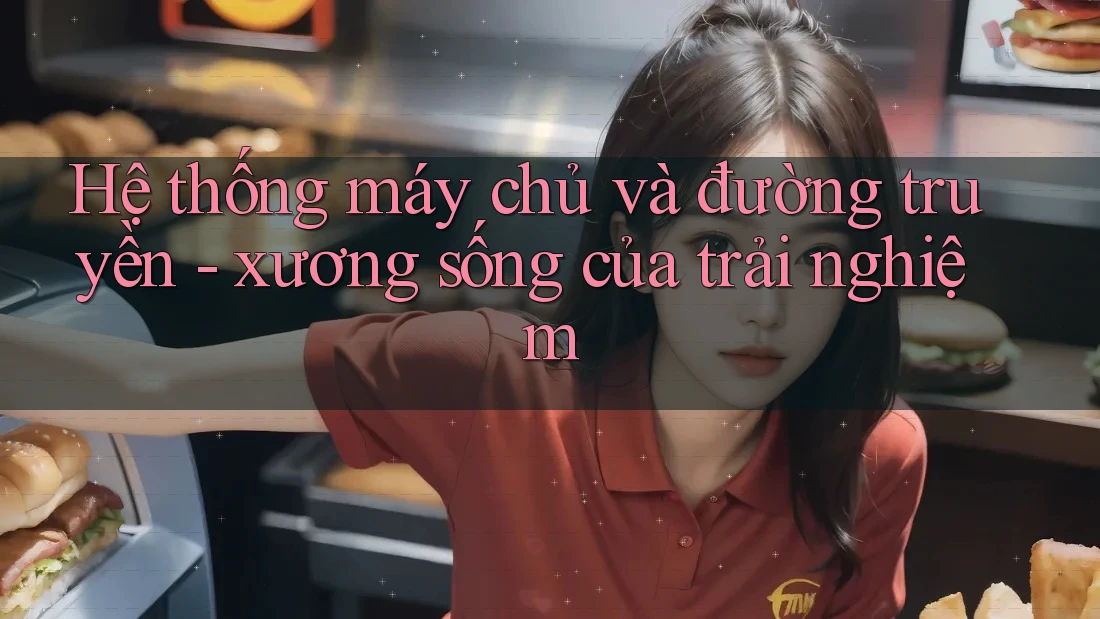 Hệ thống máy chủ và đường truyền - xương sống của trải nghiệm Hệ thống máy chủ và đường truyền - xương sống của trải nghiệm