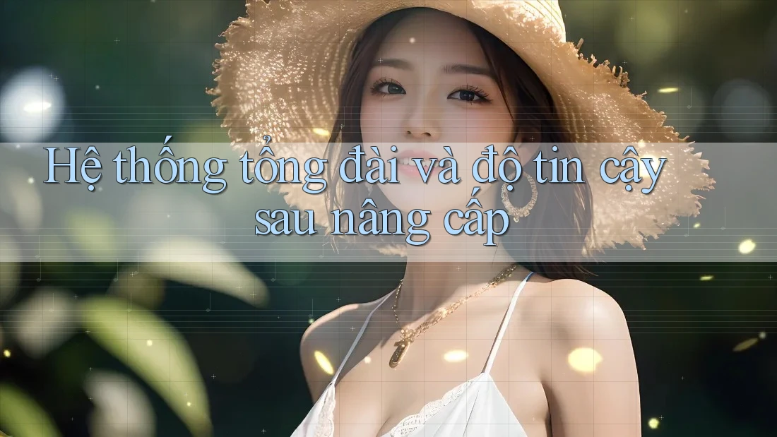 Hệ thống tổng đài và độ tin cậy sau nâng cấp