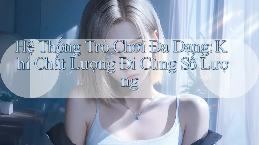 Hệ Thống Trò Chơi Đa Dạng: Khi Chất Lượng Đi Cùng Số Lượng Hệ Thống Trò Chơi Đa Dạng: Khi Chất Lượng Đi Cùng Số Lượng