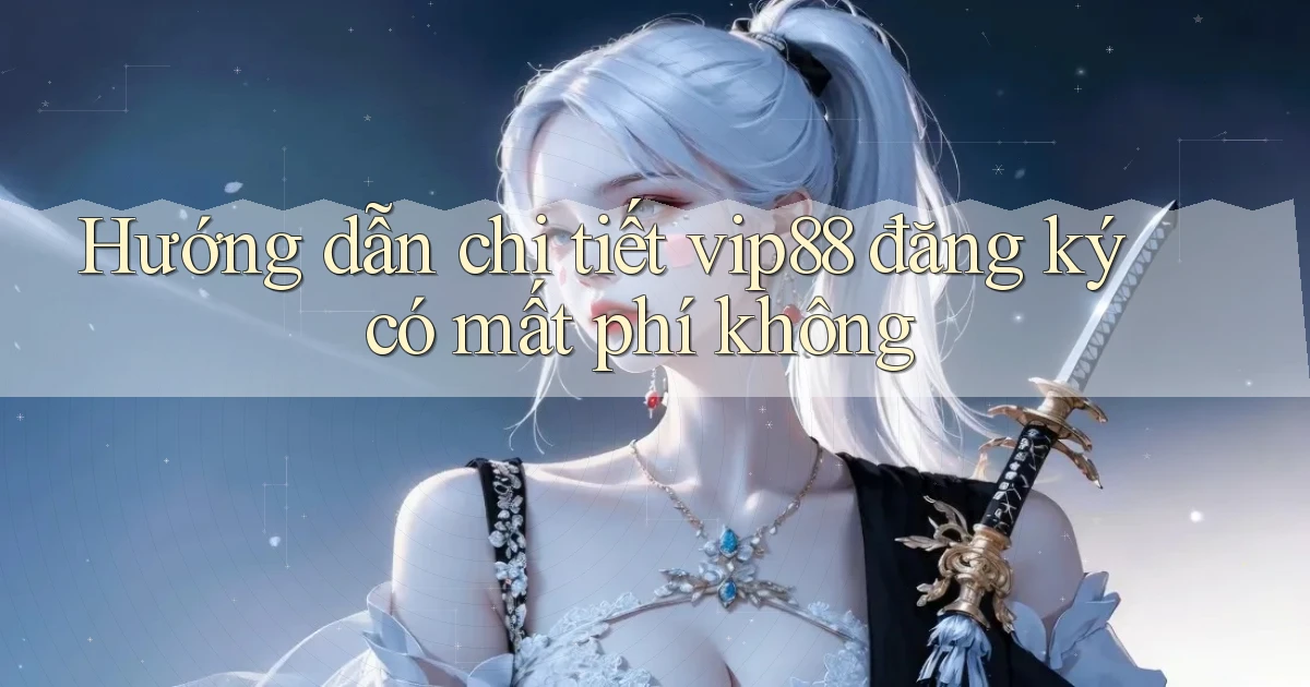 Hướng dẫn chi tiết vip88 đăng ký có mất phí không