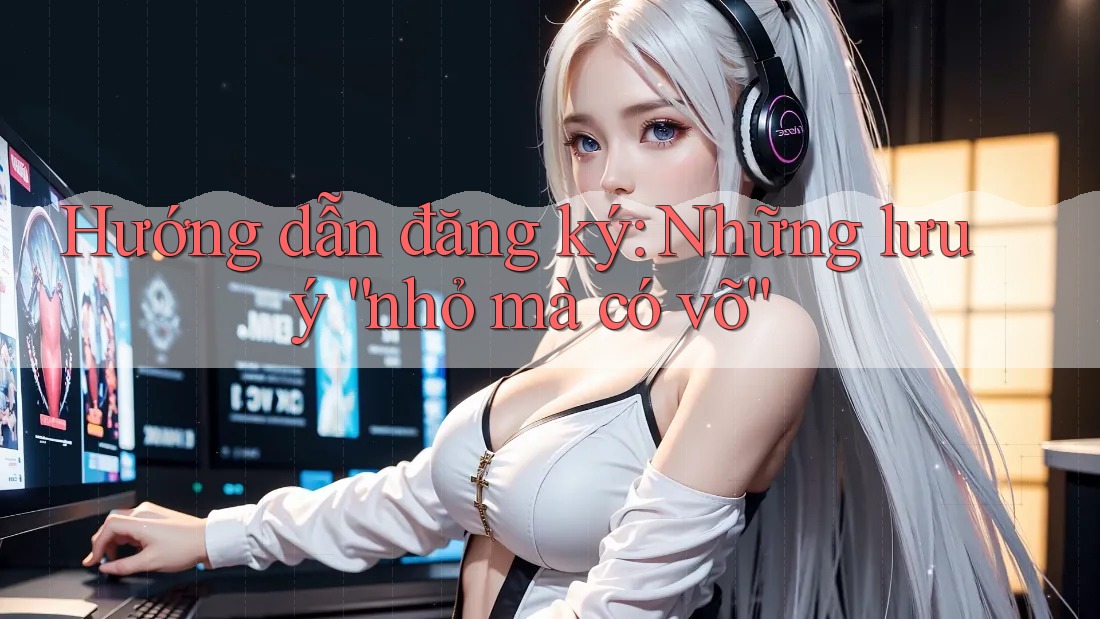 Hướng dẫn đăng ký: Những lưu ý “nhỏ mà có võ”