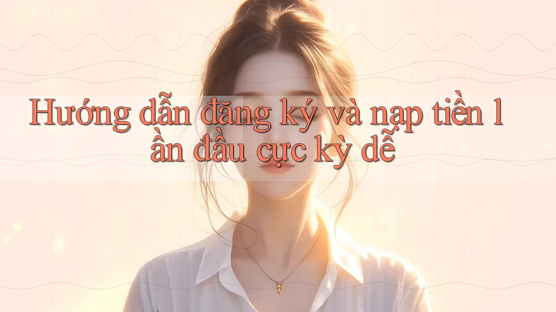 Hướng dẫn đăng ký và nạp tiền lần đầu cực kỳ dễ