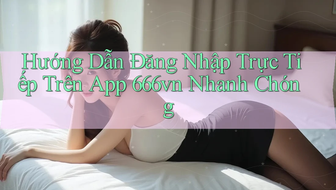 Hướng Dẫn Đăng Nhập Trực Tiếp Trên App 666vn Nhanh Chóng