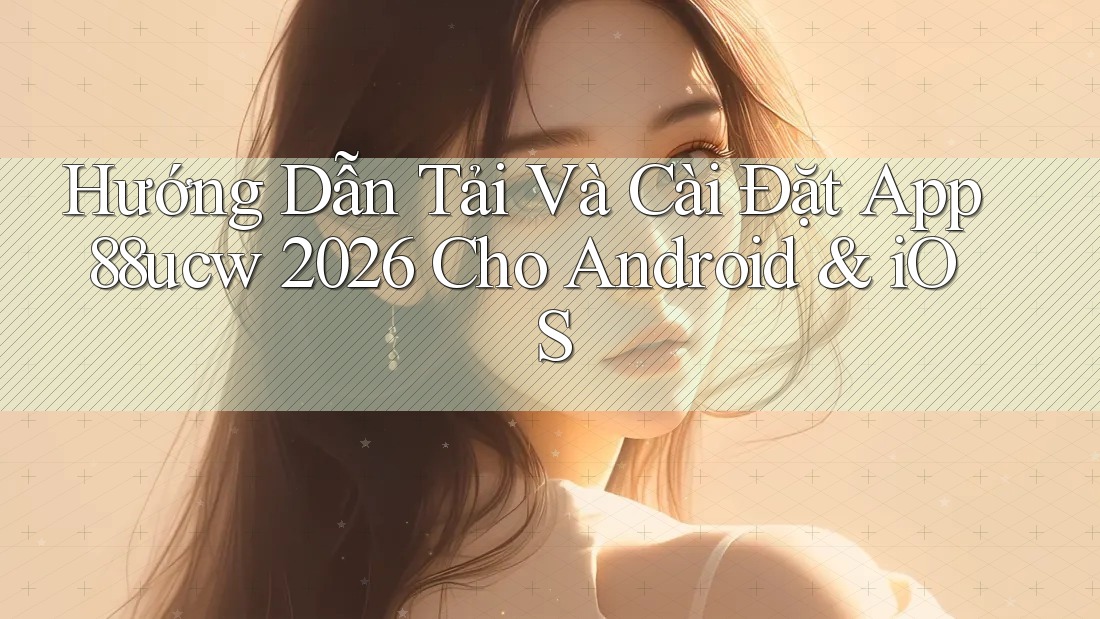 Hướng Dẫn Tải Và Cài Đặt App 88ucw 2026 Cho Android & iOS Hướng Dẫn Tải Và Cài Đặt App 88ucw 2026 Cho Android & iOS