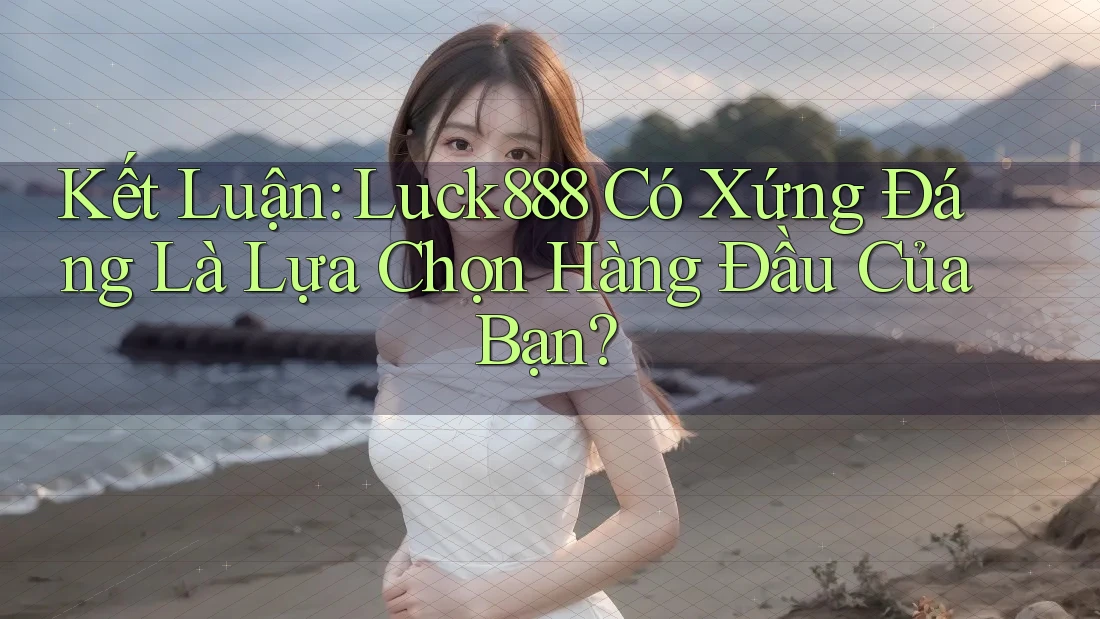 Kết Luận: Luck888 Có Xứng Đáng Là Lựa Chọn Hàng Đầu Của Bạn? Kết Luận: Luck888 Có Xứng Đáng Là Lựa Chọn Hàng Đầu Của Bạn?