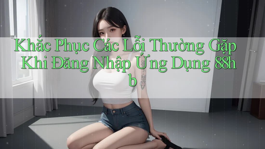 Khắc Phục Các Lỗi Thường Gặp Khi Đăng Nhập Ứng Dụng 88hb Khắc Phục Các Lỗi Thường Gặp Khi Đăng Nhập Ứng Dụng 88hb