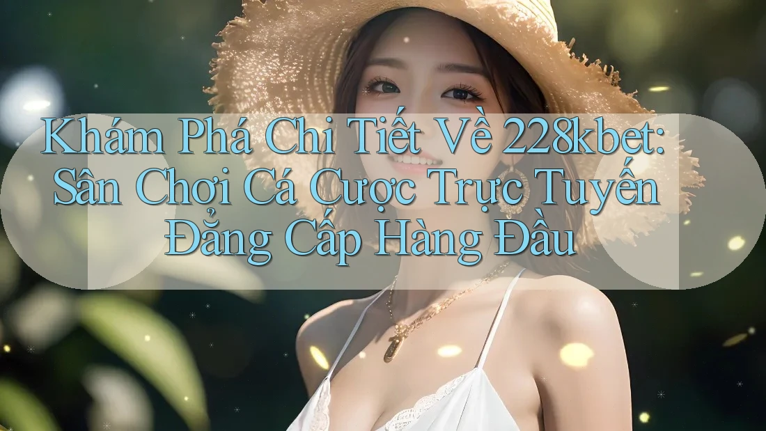 Khám Phá Chi Tiết Về 228kbet: Sân Chơi Cá Cược Trực Tuyến Đẳng Cấp Hàng Đầu Khám Phá Chi Tiết Về 228kbet: Sân Chơi Cá Cược Trực Tuyến Đẳng Cấp Hàng Đầu