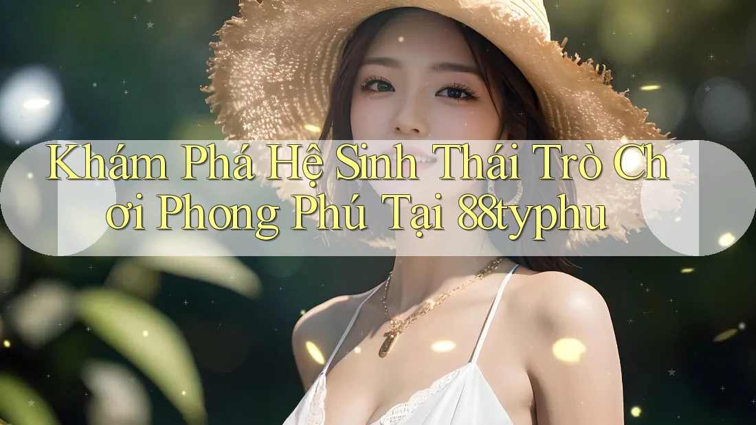 Khám Phá Hệ Sinh Thái Trò Chơi Phong Phú Tại 88typhu Khám Phá Hệ Sinh Thái Trò Chơi Phong Phú Tại 88typhu
