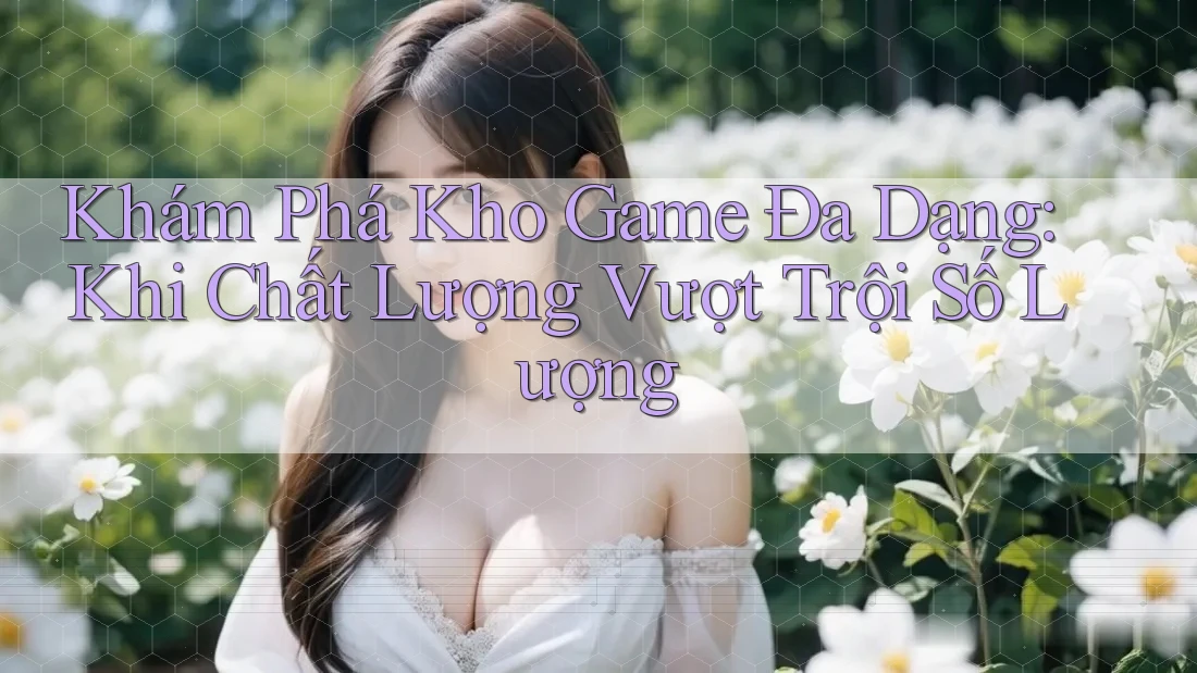 Khám Phá Kho Game Đa Dạng: Khi Chất Lượng Vượt Trội Số Lượng Khám Phá Kho Game Đa Dạng: Khi Chất Lượng Vượt Trội Số Lượng