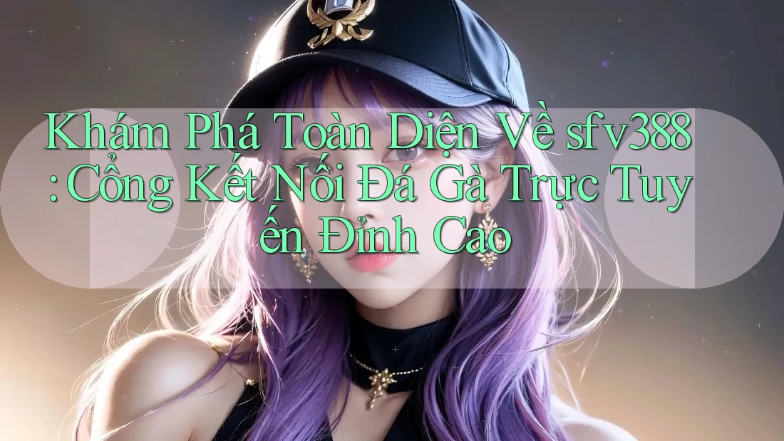 Khám Phá Toàn Diện Về sfv388: Cổng Kết Nối Đá Gà Trực Tuyến Đỉnh Cao Khám Phá Toàn Diện Về sfv388: Cổng Kết Nối Đá Gà Trực Tuyến Đỉnh Cao