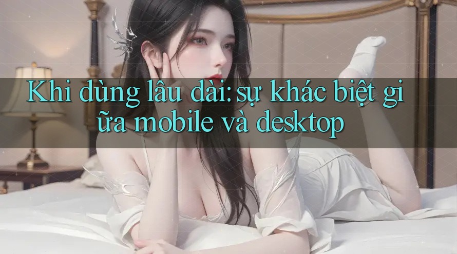Khi dùng lâu dài: sự khác biệt giữa mobile và desktop