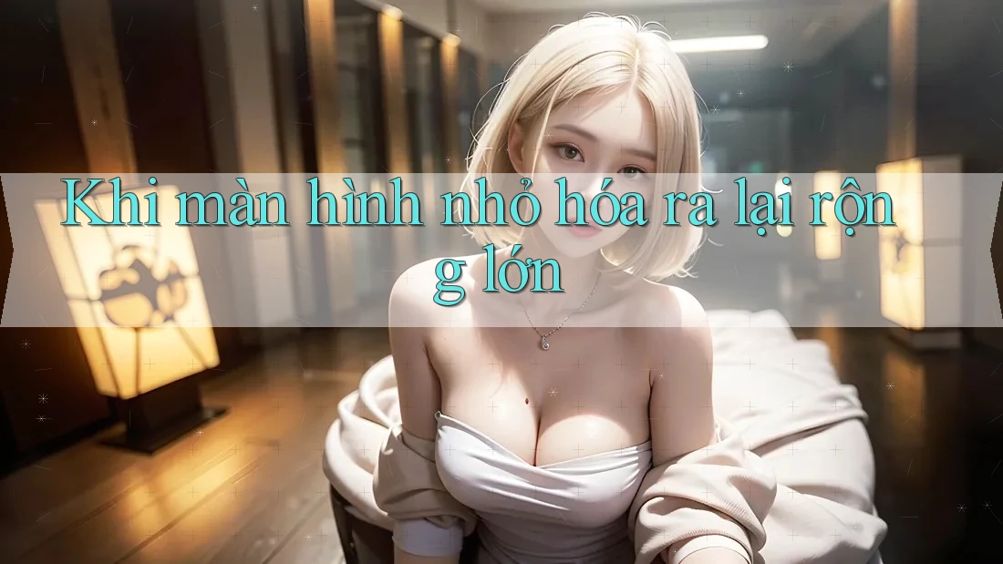 Khi màn hình nhỏ hóa ra lại rộng lớn Khi màn hình nhỏ hóa ra lại rộng lớn