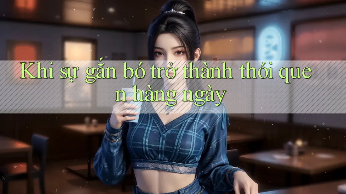 Khi sự gắn bó trở thành thói quen hàng ngày
