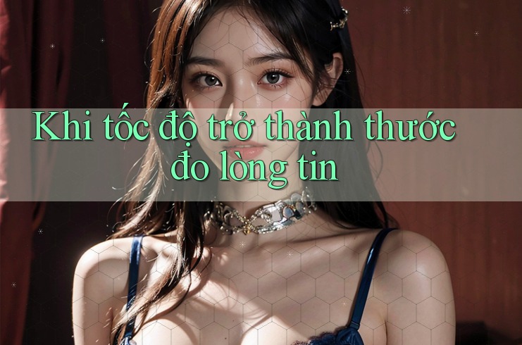 Khi tốc độ trở thành thước đo lòng tin