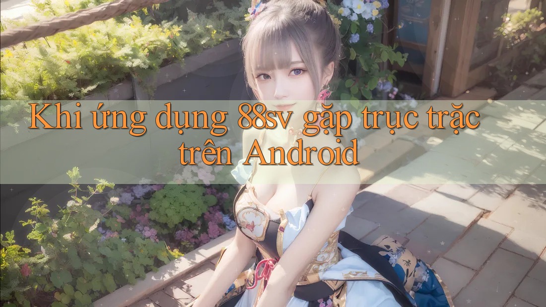 Khi ứng dụng 88sv gặp trục trặc trên Android Khi ứng dụng 88sv gặp trục trặc trên Android