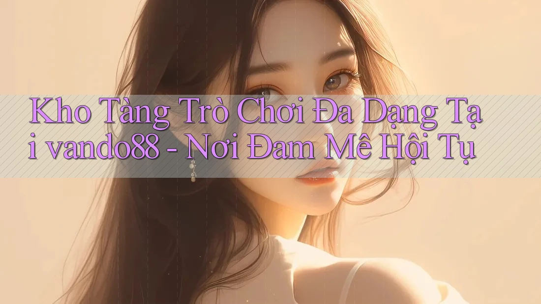 Kho Tàng Trò Chơi Đa Dạng Tại vando88 - Nơi Đam Mê Hội Tụ Kho Tàng Trò Chơi Đa Dạng Tại vando88 - Nơi Đam Mê Hội Tụ