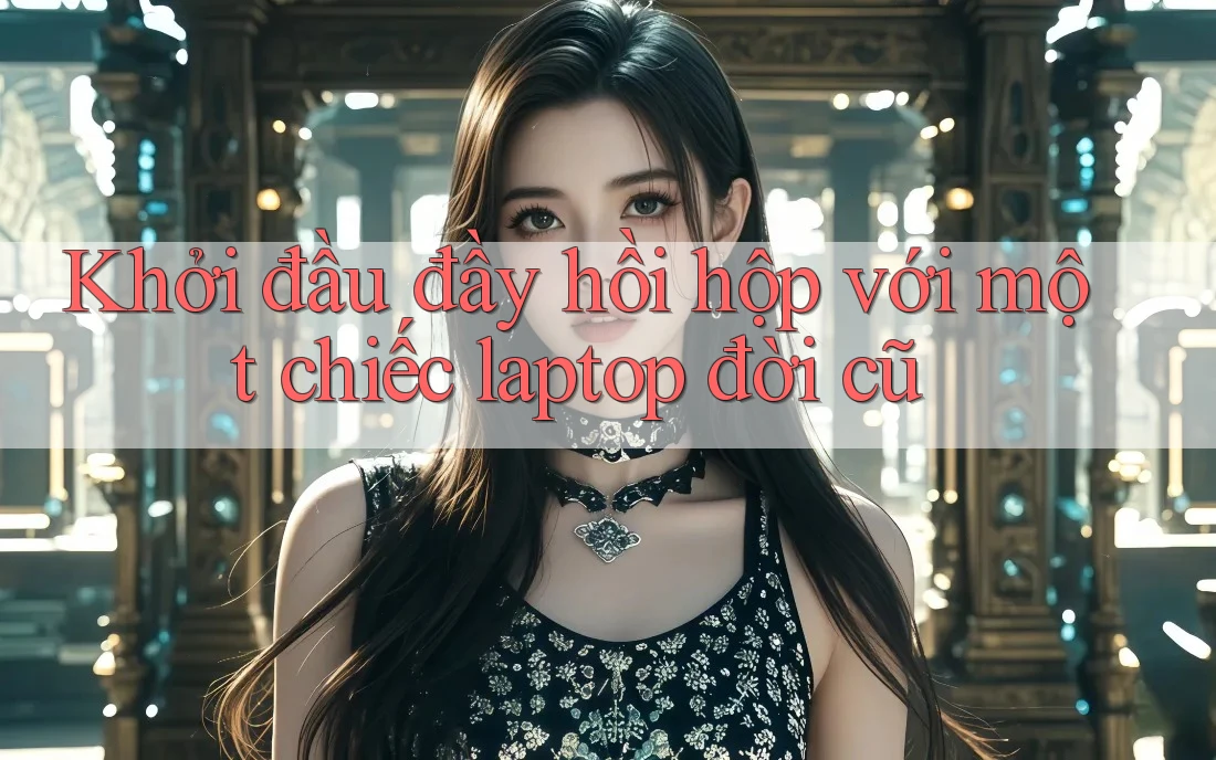 Khởi đầu đầy hồi hộp với một chiếc laptop đời cũ