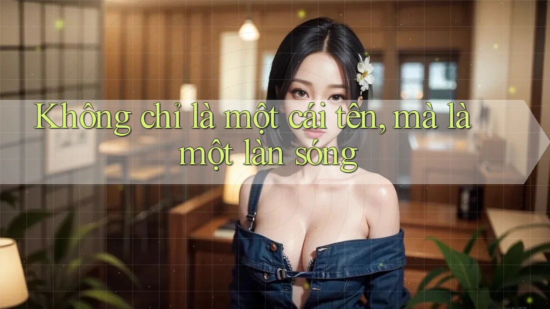 Không chỉ là một cái tên, mà là một làn sóng Không chỉ là một cái tên, mà là một làn sóng