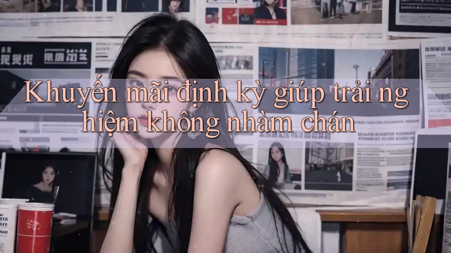 Khuyến mãi định kỳ giúp trải nghiệm không nhàm chán Khuyến mãi định kỳ giúp trải nghiệm không nhàm chán