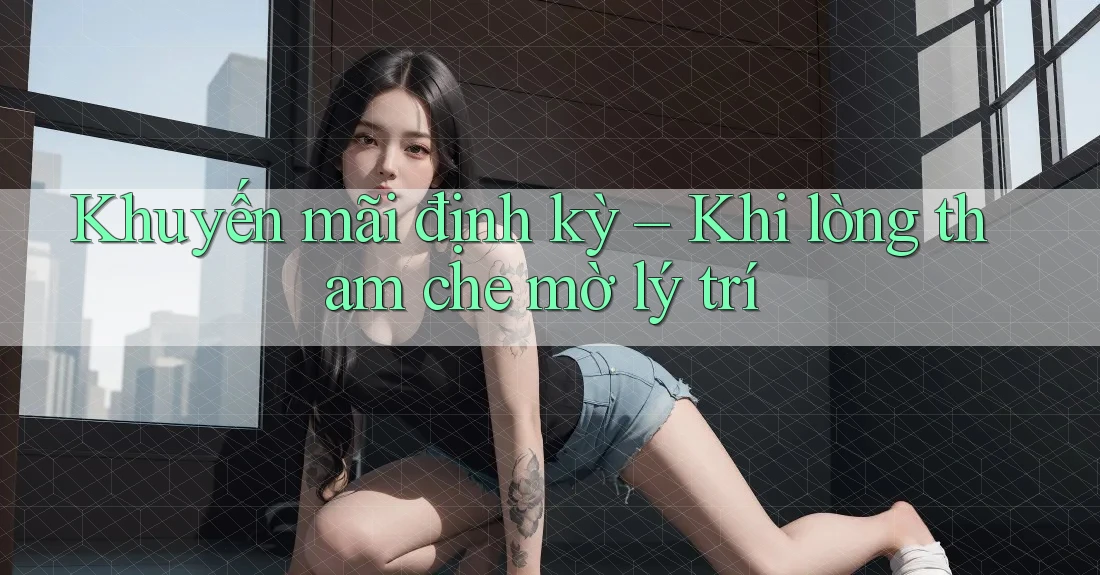 Khuyến mãi định kỳ – Khi lòng tham che mờ lý trí