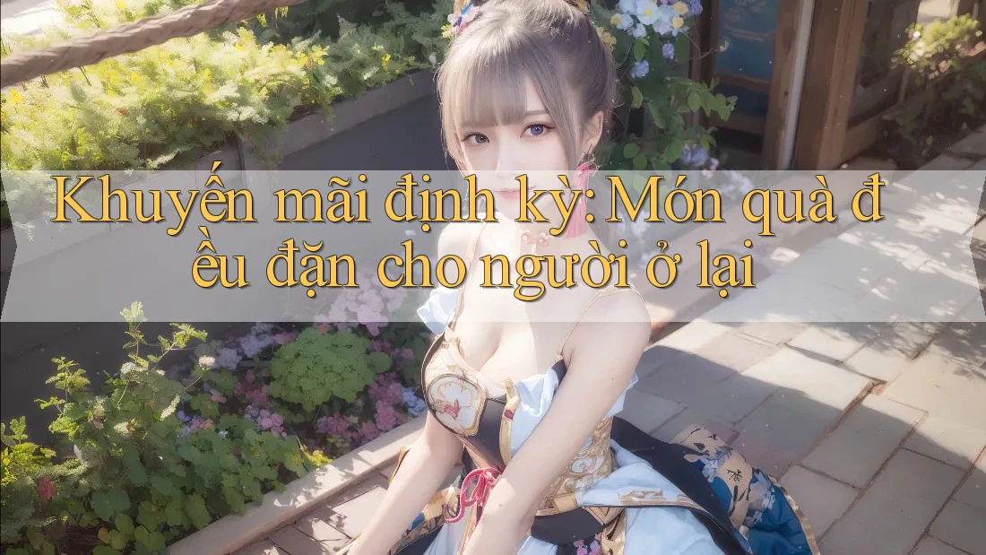 Khuyến mãi định kỳ: Món quà đều đặn cho người ở lại
