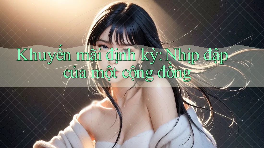 Khuyến mãi định kỳ: Nhịp đập của một cộng đồng