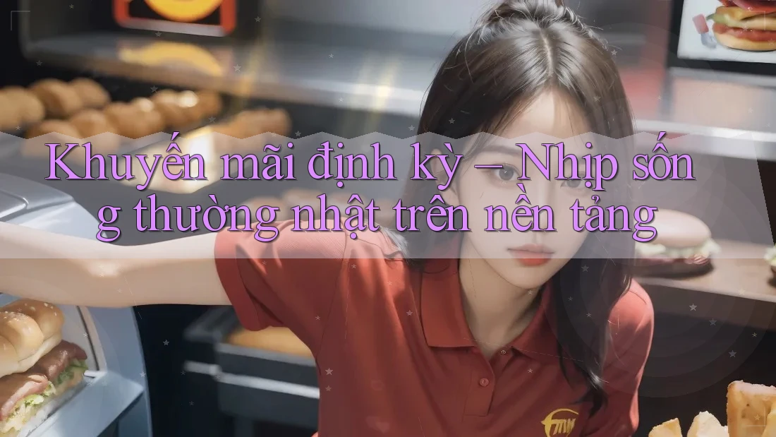 Khuyến mãi định kỳ – Nhịp sống thường nhật trên nền tảng