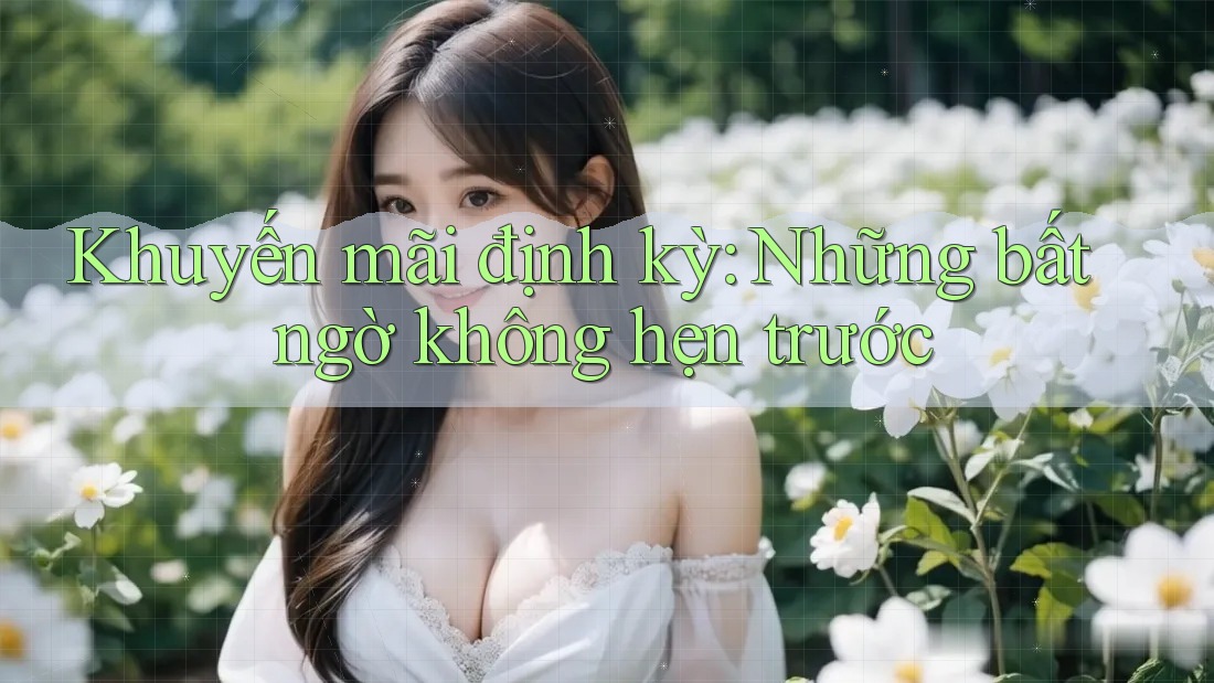 Khuyến mãi định kỳ: Những bất ngờ không hẹn trước Khuyến mãi định kỳ: Những bất ngờ không hẹn trước