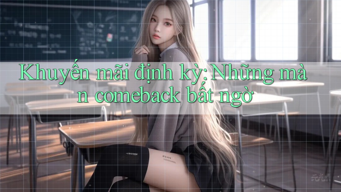 Khuyến mãi định kỳ: Những màn comeback bất ngờ Khuyến mãi định kỳ: Những màn comeback bất ngờ