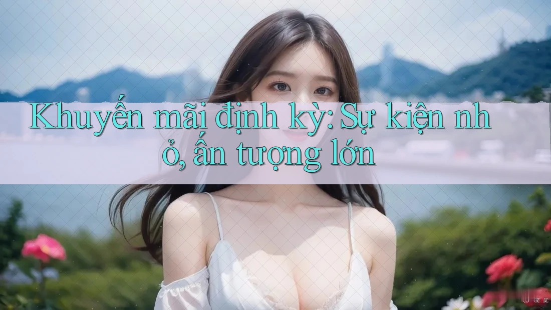Khuyến mãi định kỳ: Sự kiện nhỏ, ấn tượng lớn Khuyến mãi định kỳ: Sự kiện nhỏ, ấn tượng lớn