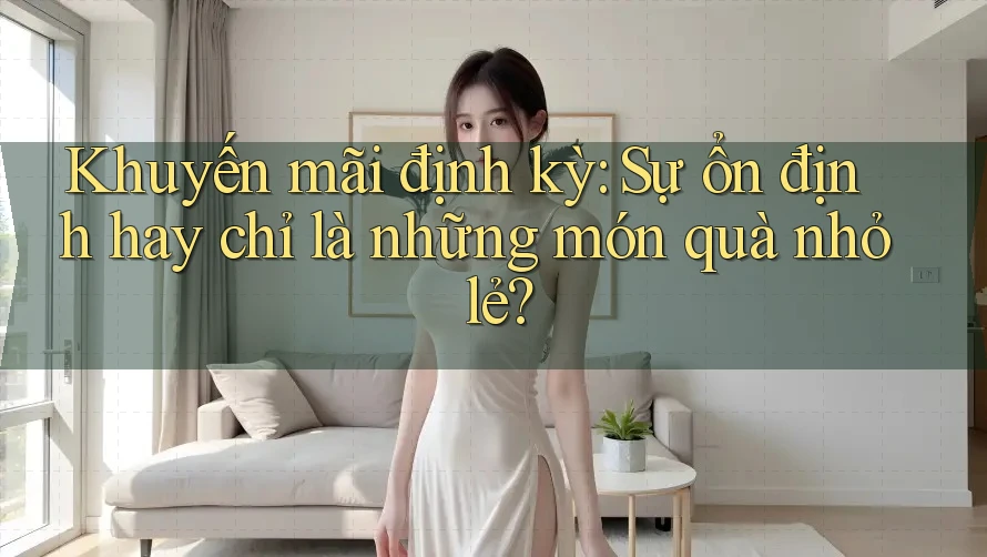 Khuyến mãi định kỳ: Sự ổn định hay chỉ là những món quà nhỏ lẻ? Khuyến mãi định kỳ: Sự ổn định hay chỉ là những món quà nhỏ lẻ?