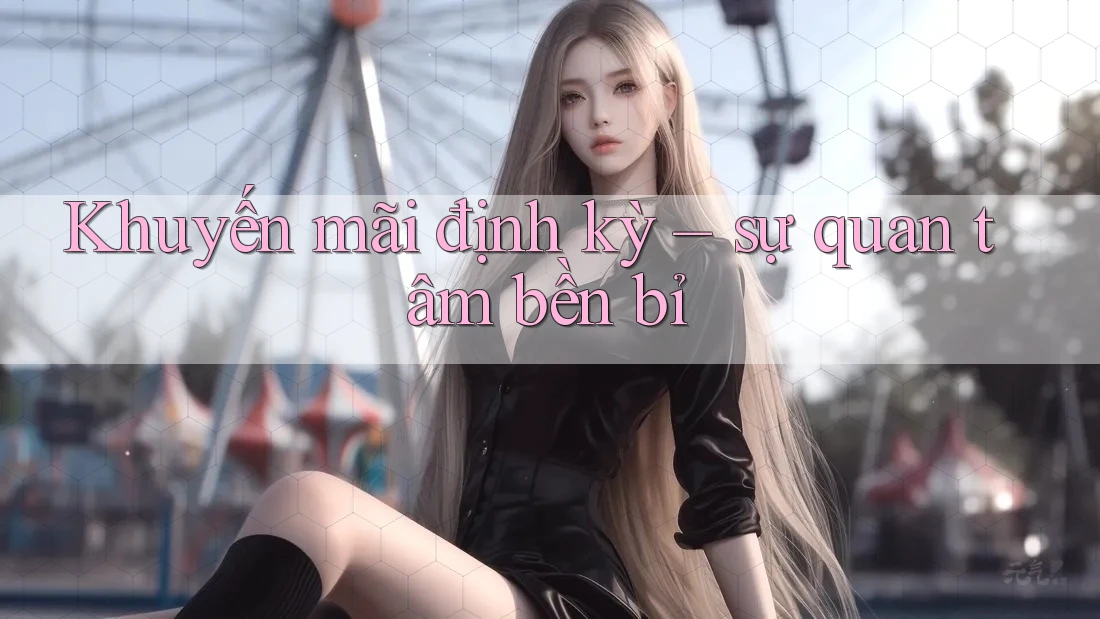 Khuyến mãi định kỳ – sự quan tâm bền bỉ
