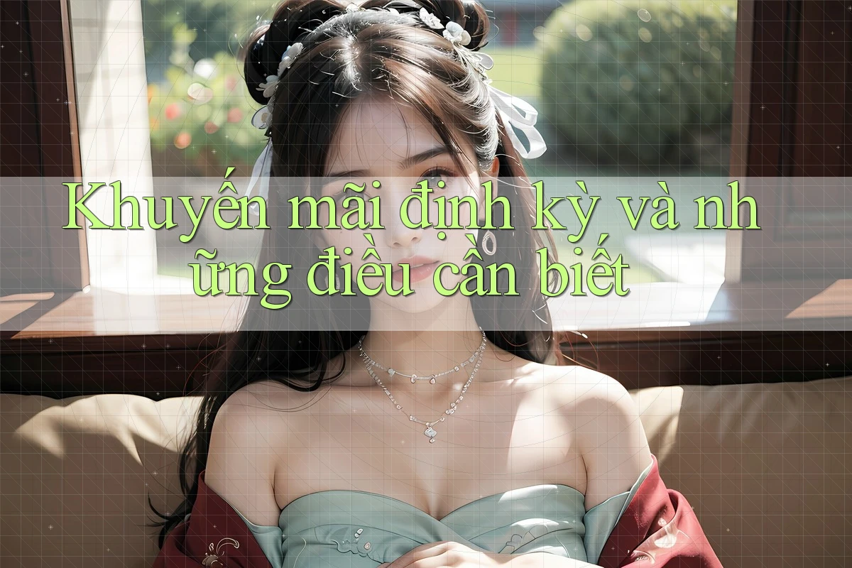 Khuyến mãi định kỳ và những điều cần biết Khuyến mãi định kỳ và những điều cần biết
