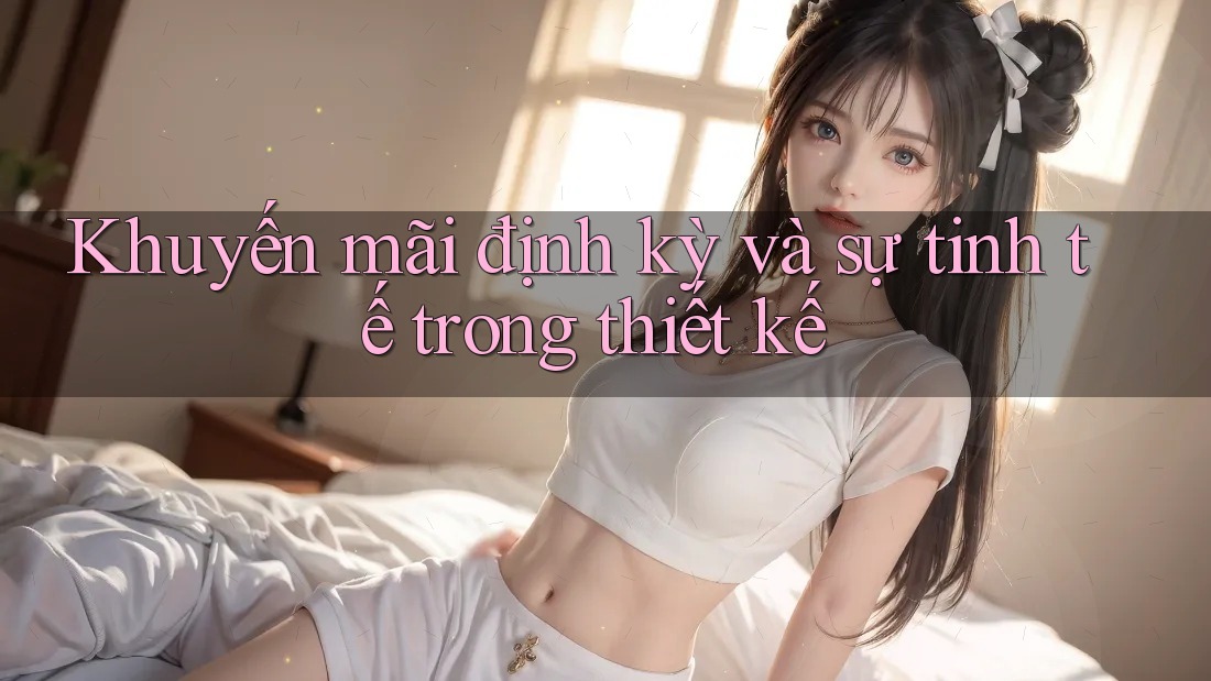 Khuyến mãi định kỳ và sự tinh tế trong thiết kế