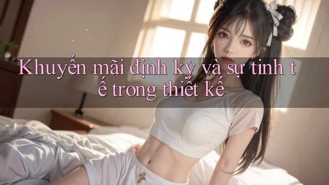 Khuyến mãi định kỳ và sự tinh tế trong thiết kế Khuyến mãi định kỳ và sự tinh tế trong thiết kế