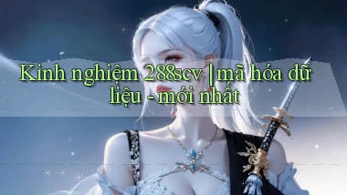Kinh nghiệm 288scv mã hóa dữ liệu   mới nhất